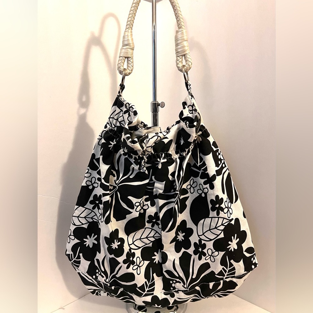 POP ART FLORAL PRINT BOHO BAG
